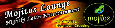 Nightly Boston Entertainment Mojitos Louge Downtown Boston
